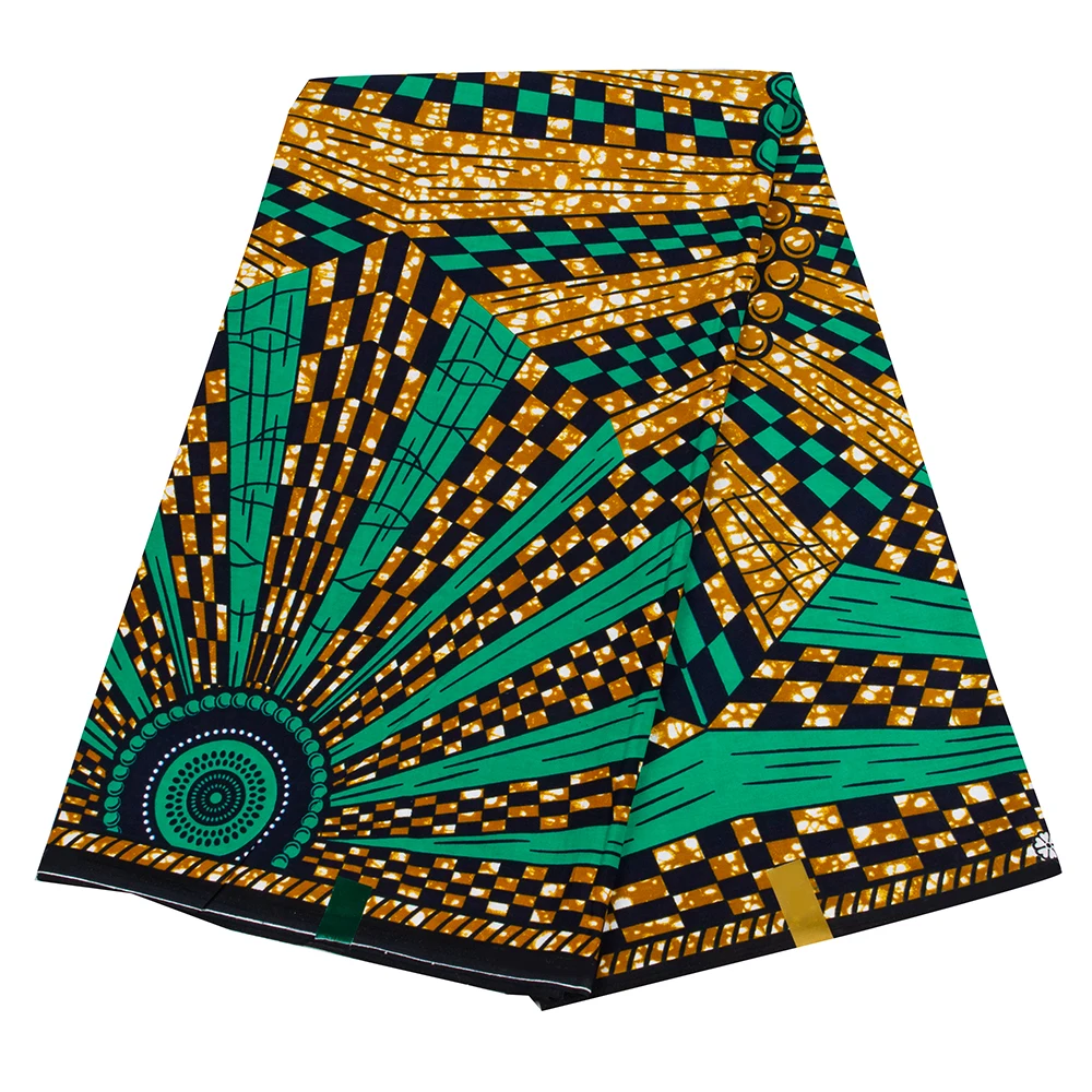 Sewing Batik Fabric - Afrika Kumaş 3/6Yards Pamuk Ankara Baskı