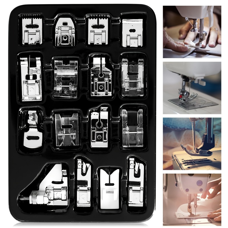 Textile Sewing Machine - 16 Parça Evrensel Dikiş Makinesi Ayağı