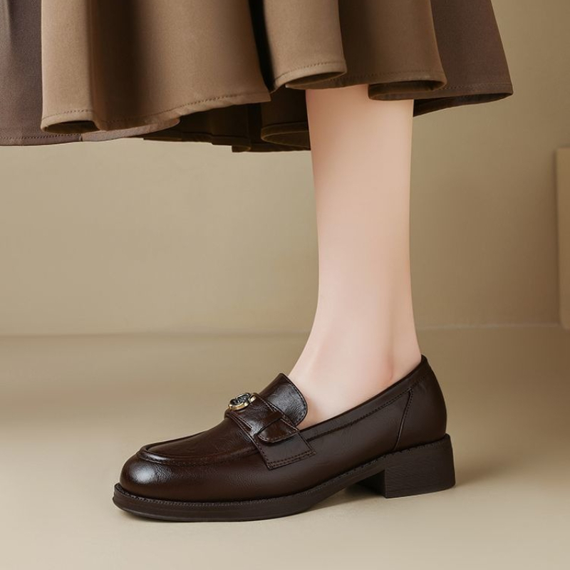 Sewing Latex - Kadınlar için Gül Tokalı Zarif Slip-On
