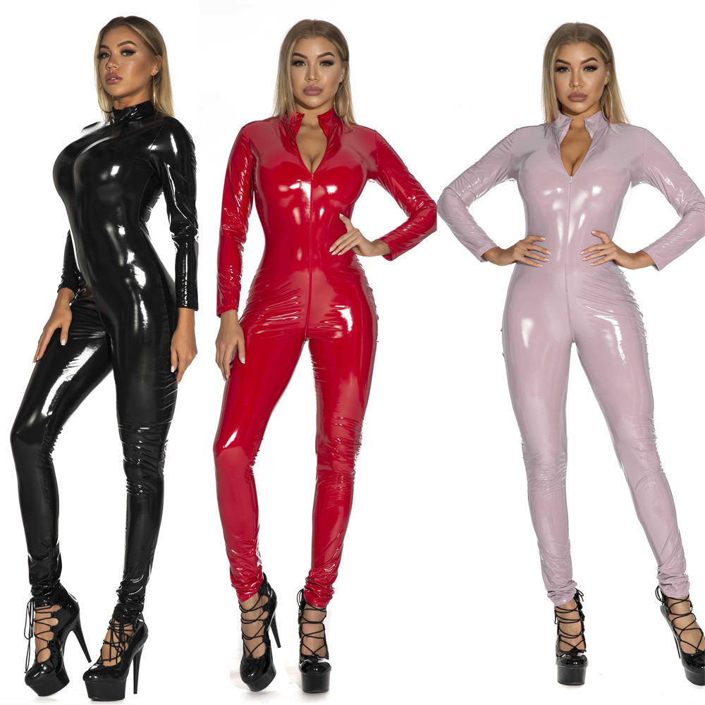 Kadınlar Seksi Parlak PU Suni  - Sewing Latex incelemesi ve fiyatı