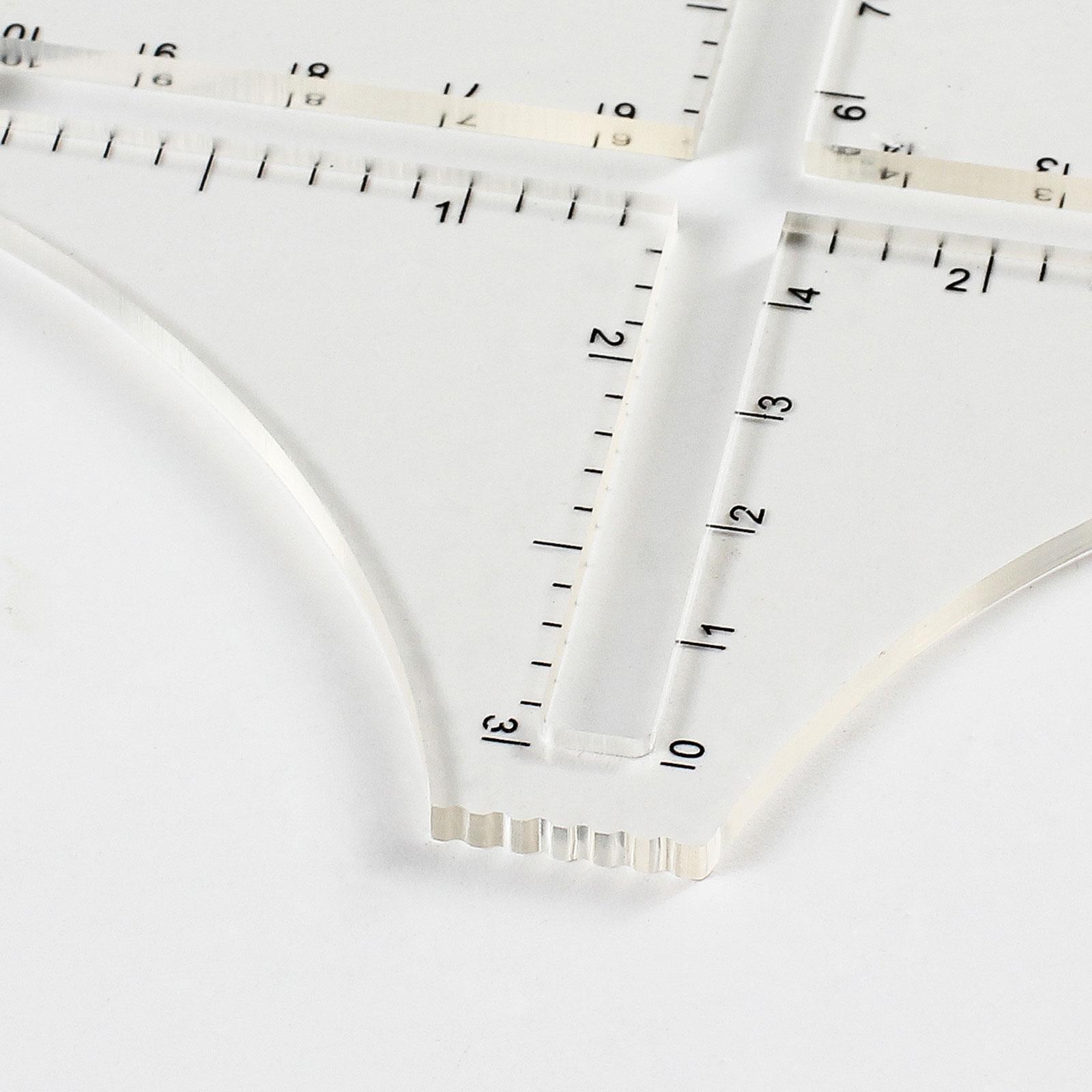 Şeffaf Akrilik Örgü Yoğunluğu  - Sewing Gauge Ruler incelemesi ve fiyatı