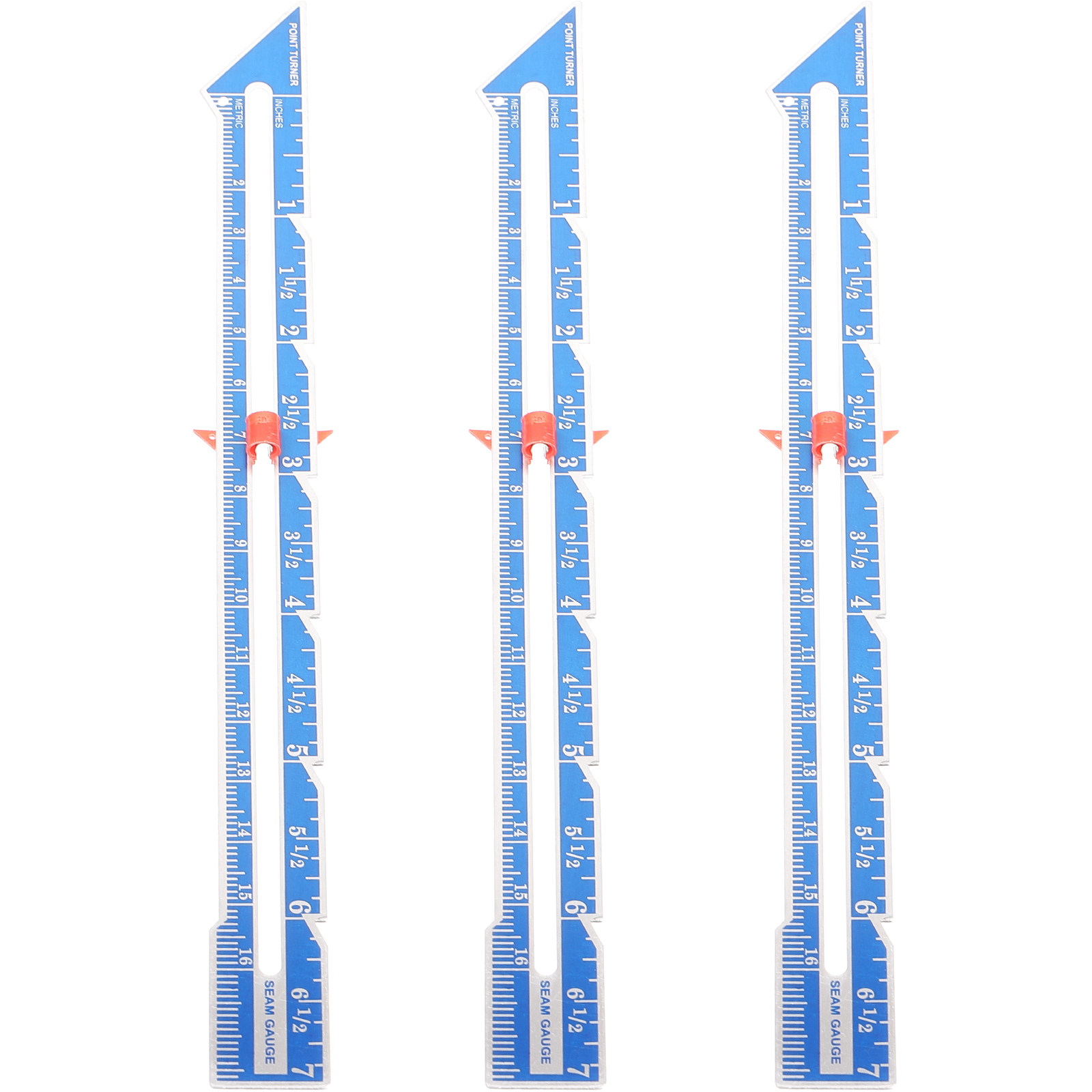 3 Adet Şeffaf, İşaretli Alümin - Sewing Gauge Ruler incelemesi ve fiyatı